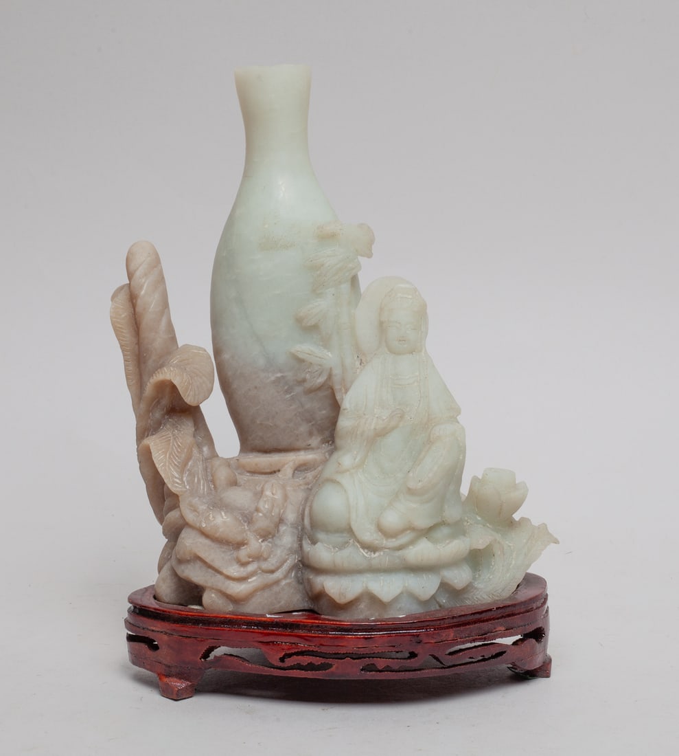 Large Chinese Russet White Jade Sculpture (1 of 12)