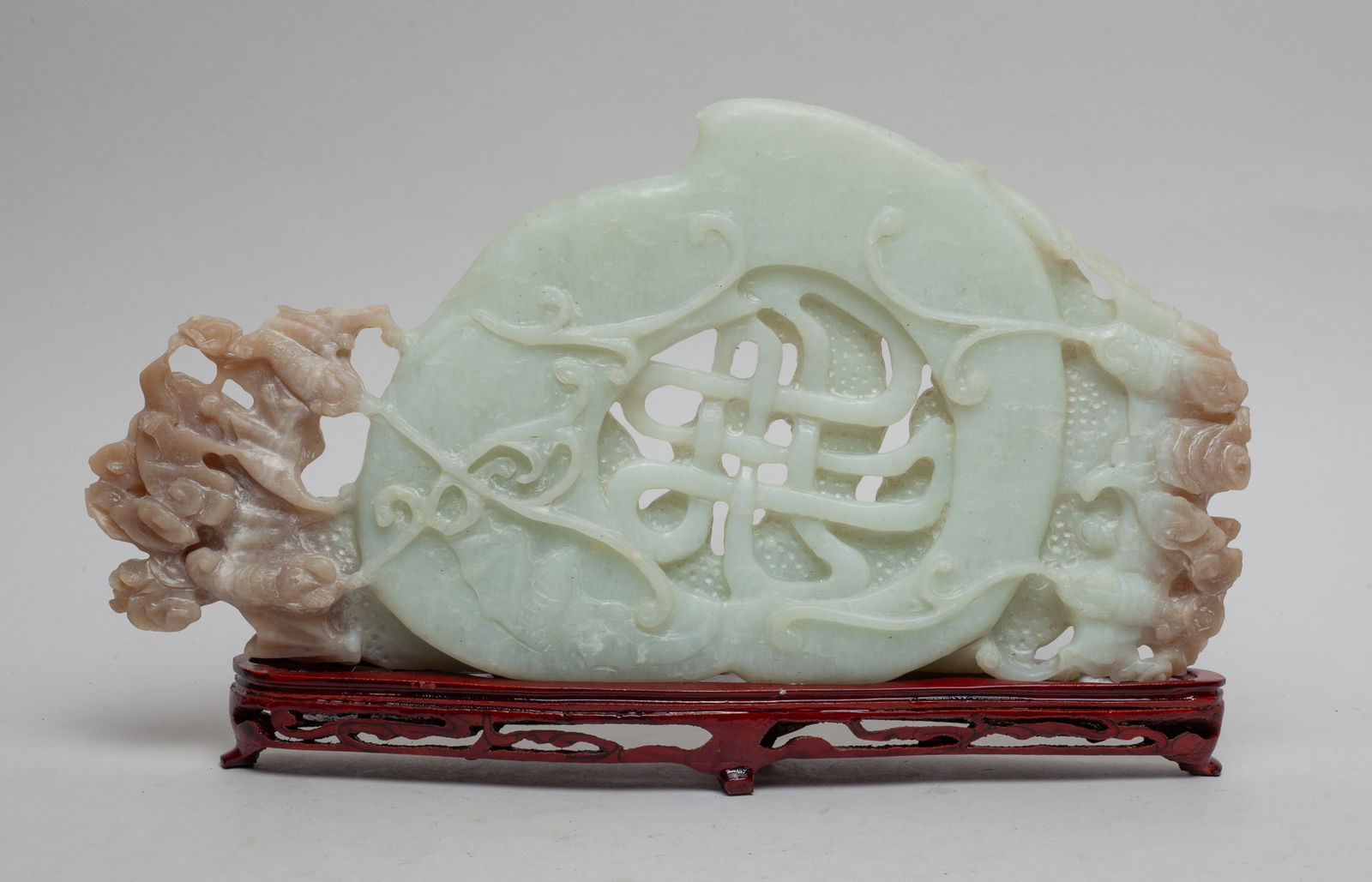 Large Chinese Russet White Jade Sculpture (1 of 12)