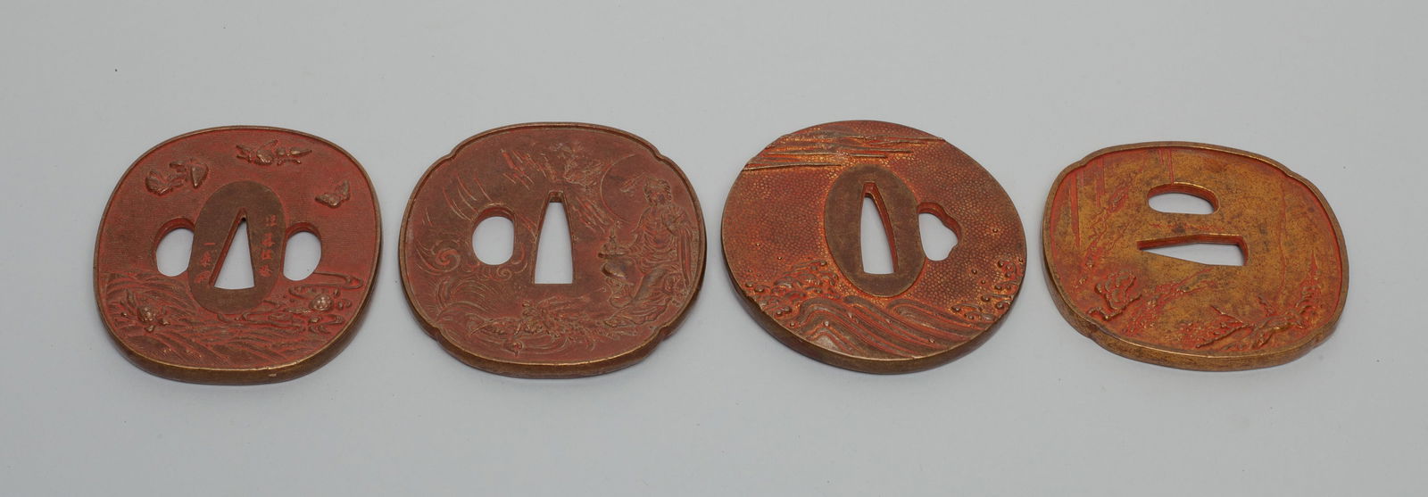 Estate Japanese Bronze Tsuba (1 of 11)