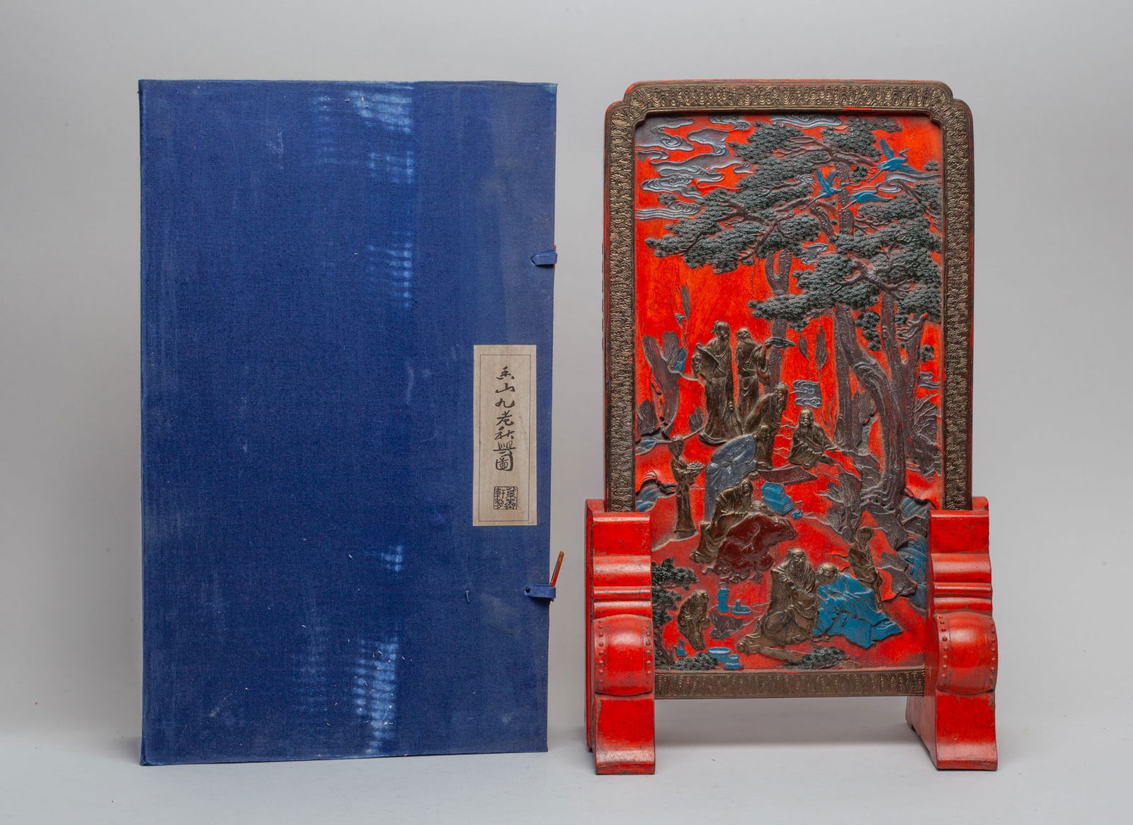 Large Chinese Carved Table Screen (1 of 13)