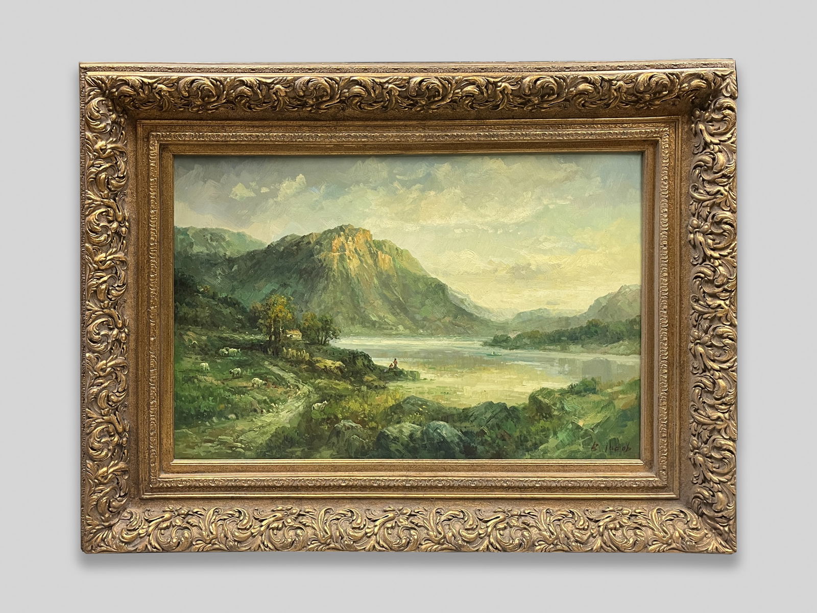 Large Framed Oil Painting (1 of 11)