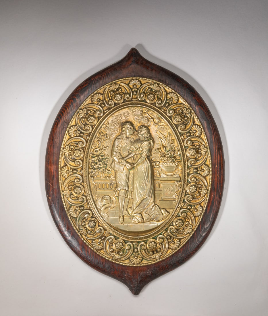 Continental Brass & Wood Hanging Piece (1 of 8)