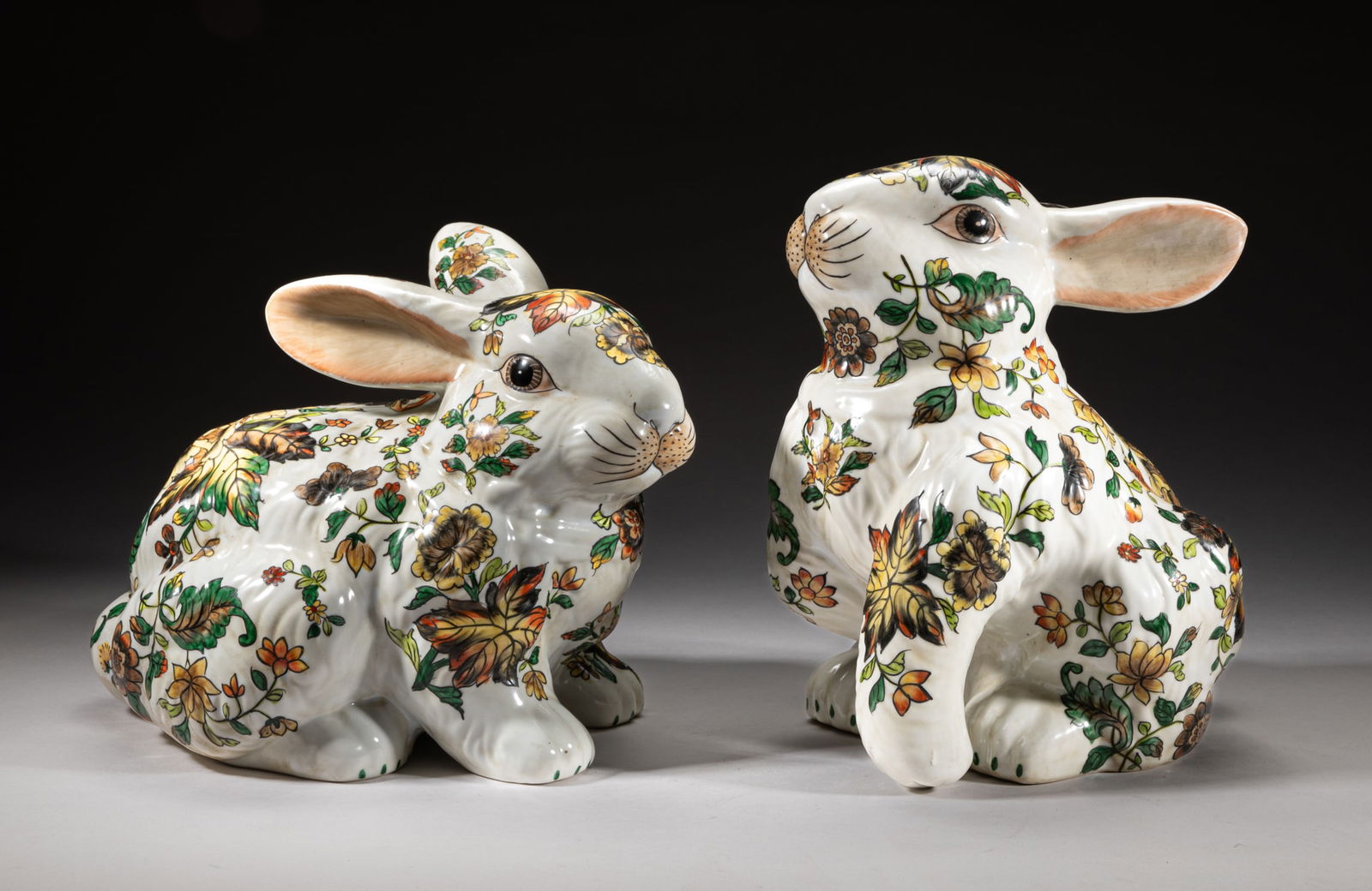 Two Continental Porcelain Large Sculptures (1 of 8)