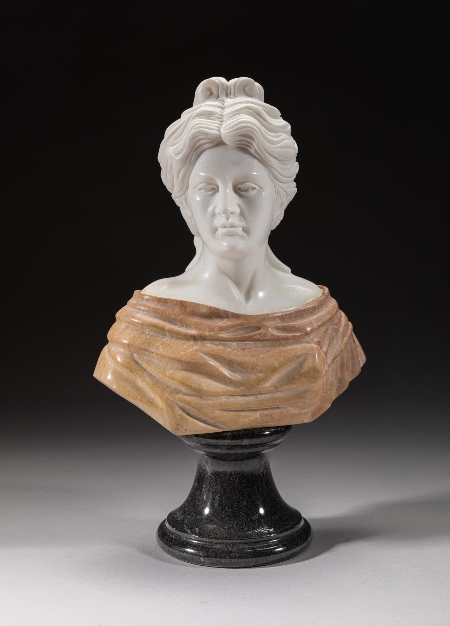 Continental Marble Bust Sculpture (1 of 9)