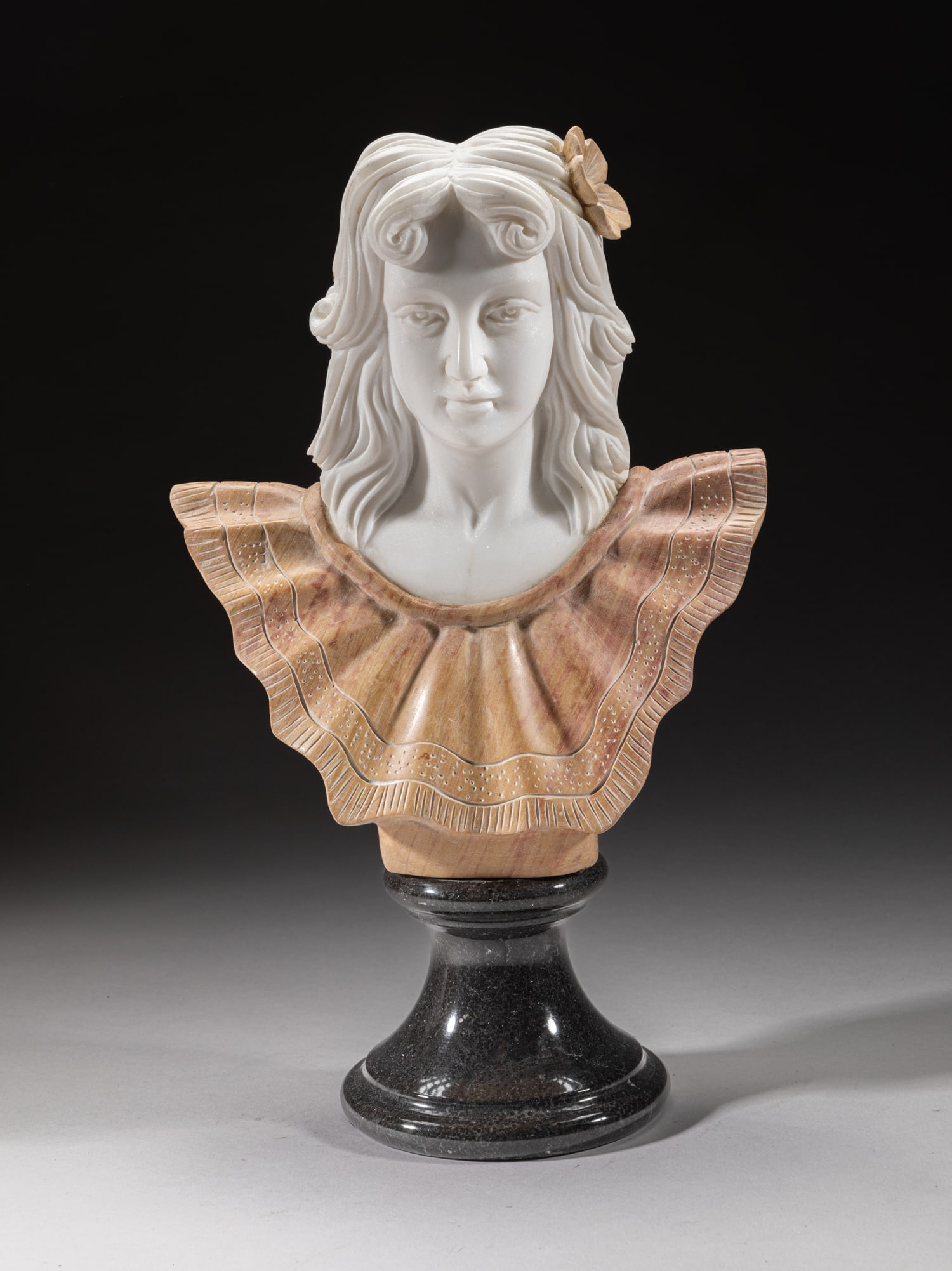 Continental Marble Bust Sculpture (1 of 8)