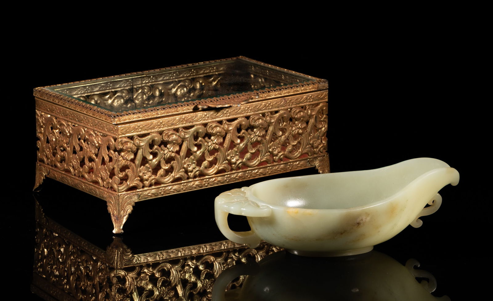 Chinese Jade Carved Large Cup (1 of 9)