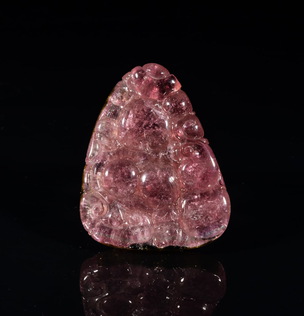 Chinese Export Large Tourmaline Pendant (1 of 11)