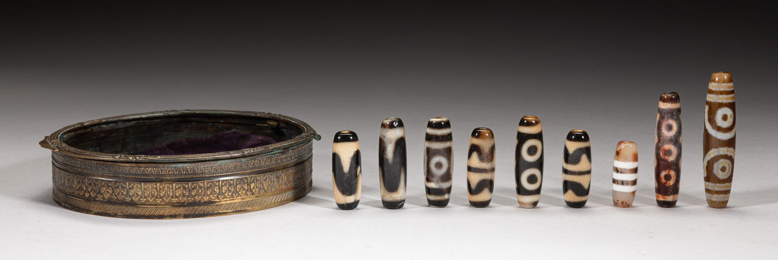 Chinese/ Tibetan Dzi Beads (1 of 13)