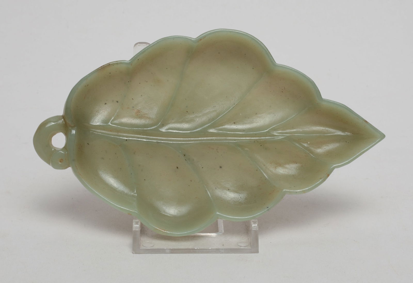 Estate Chinese Jade Leaf Type Washer (1 of 11)