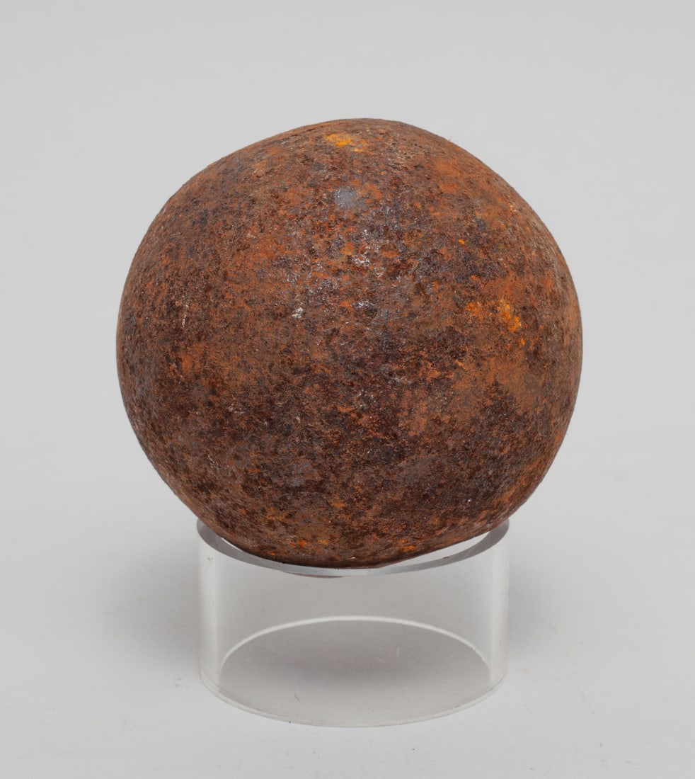 Vintage Cannon Ball: Vintage cannon ball. Approx. 2.8inch D.