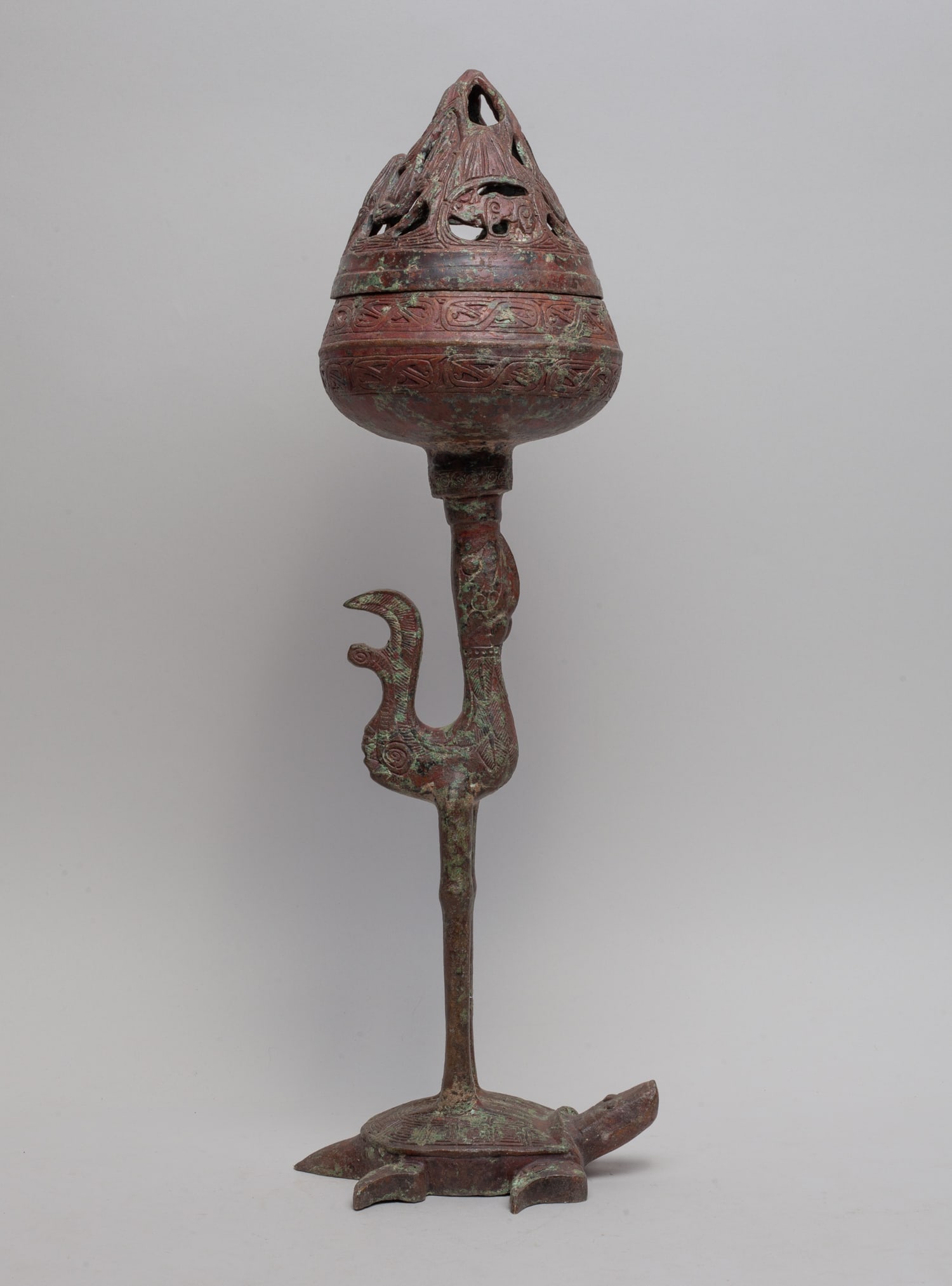 Chinese/ Asian Bronze Tall Censer (1 of 13)