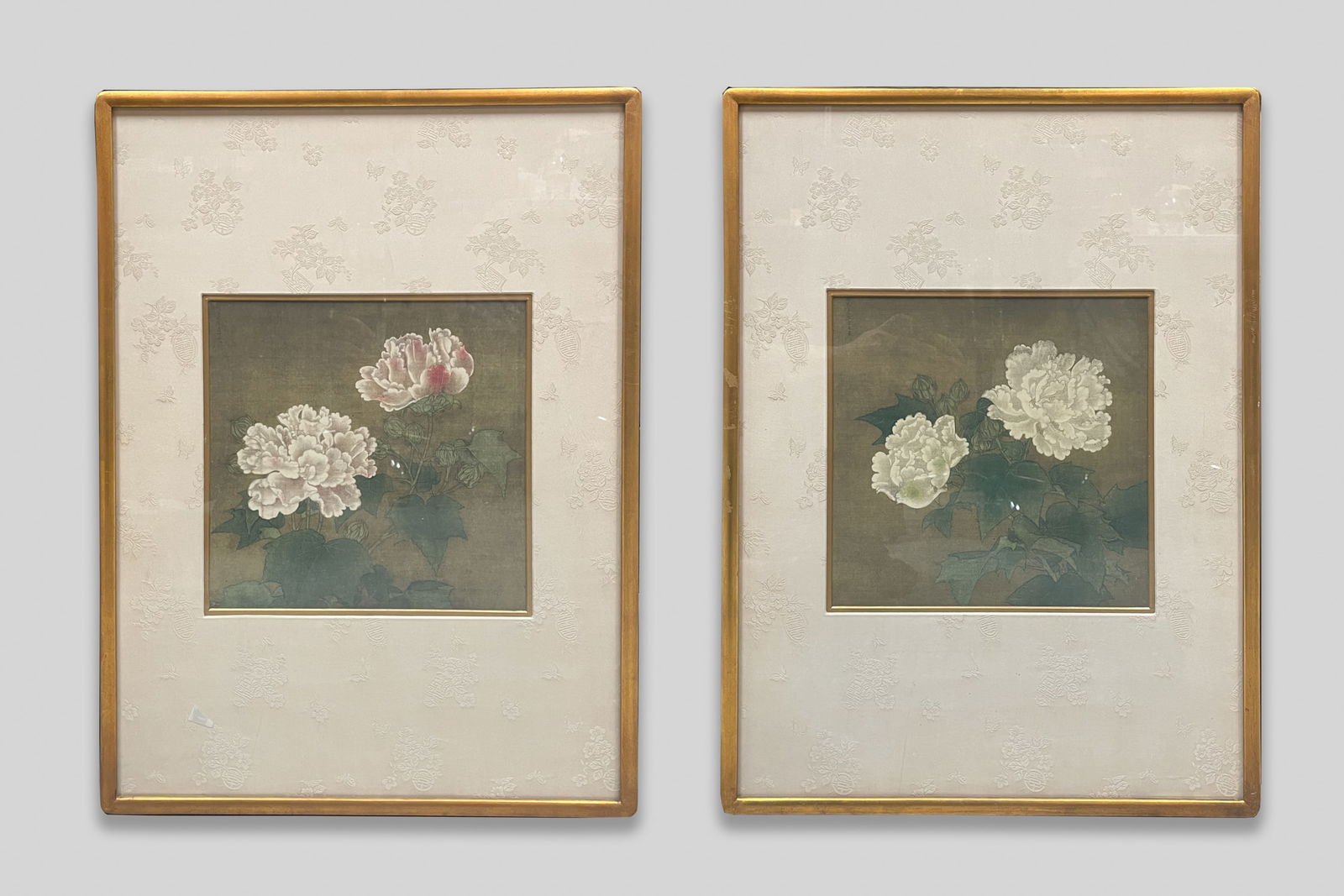 Two Chinese Water Color Paintings (1 of 8)
