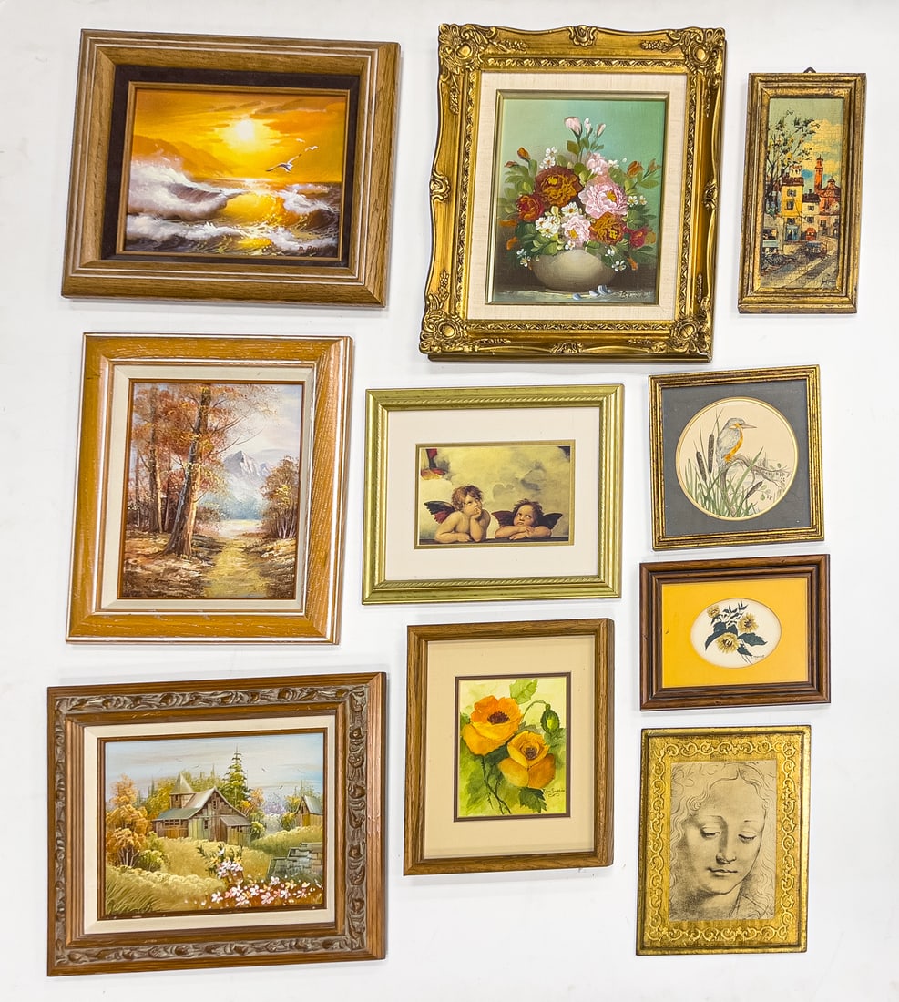 Estate Vintage Wall Hangings & Oil Paintings (1 of 12)