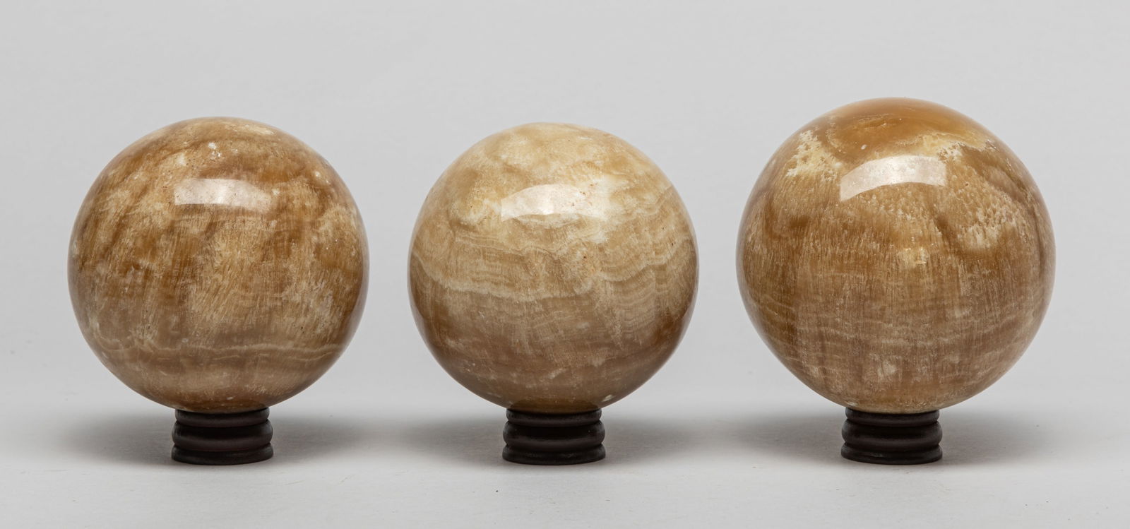 Petrified Wood Carved Balls (1 of 9)