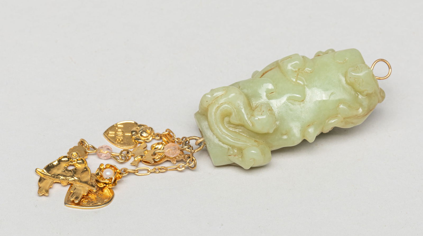 Chinese Yellow Jade Pendant (1 of 10)