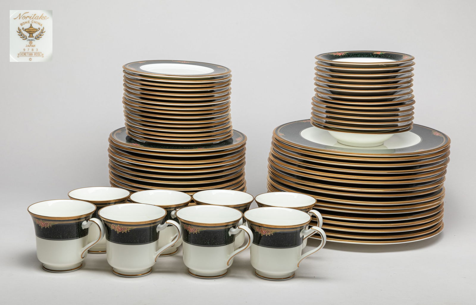 Collectible Large Set Porcelain Service (1 of 8)