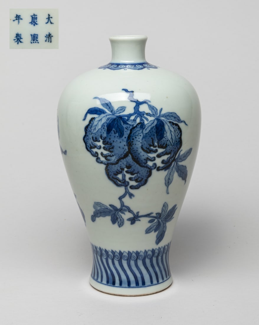 Chinese Blue & White Porcelain Vase (1 of 12)