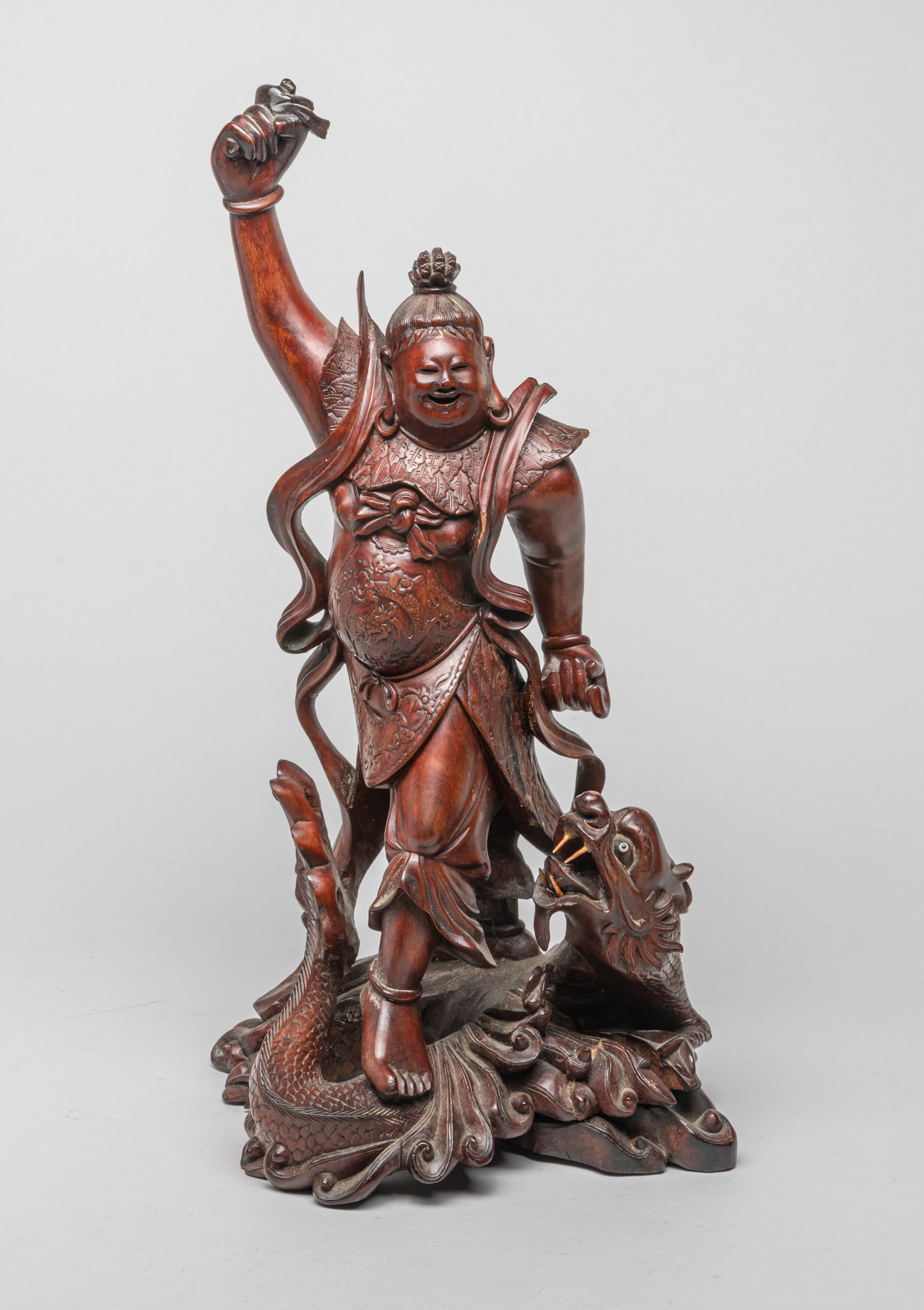 Chinese Wood Table Sculpture, Ching (1 of 11)