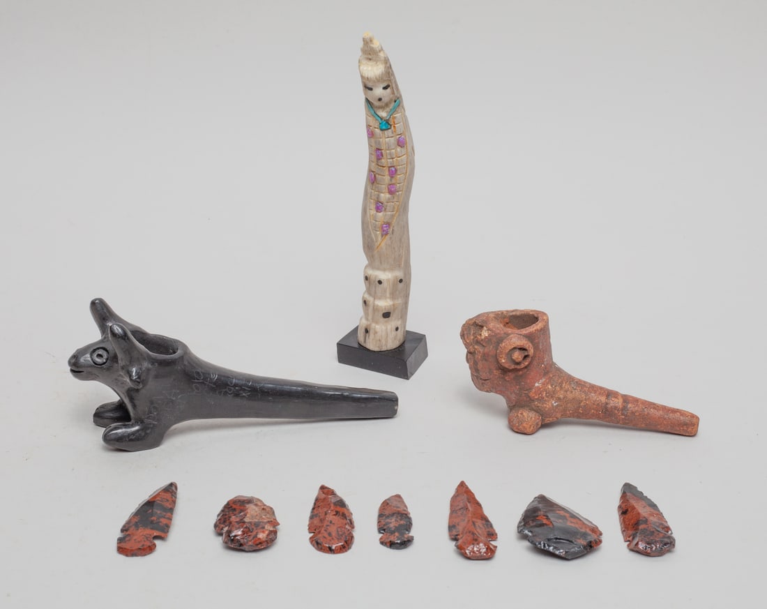 Zuni Sculpture & Indian Pipes (1 of 10)