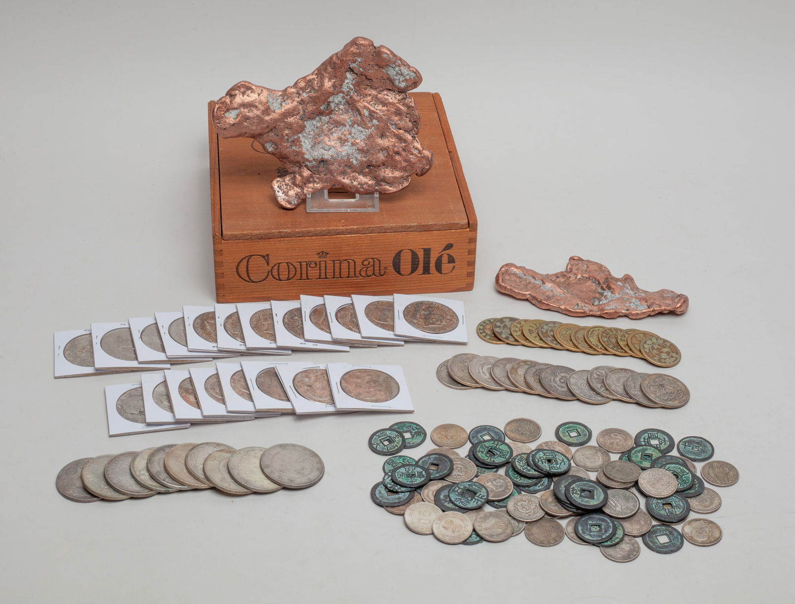 Large Set Coin Metal & Chinese Fengshui Coins (1 of 13)