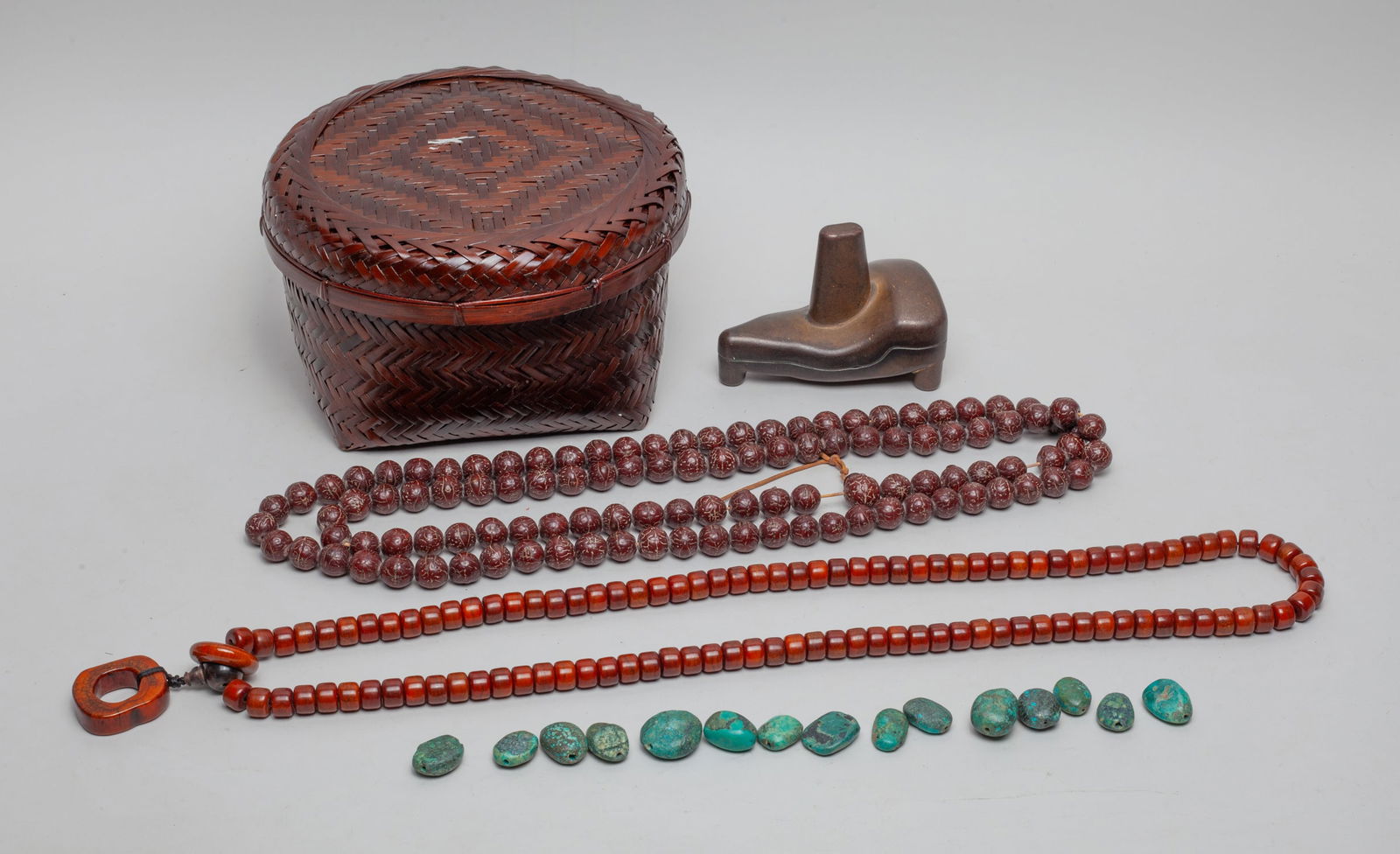 Chinese/Tibetan Beads & Large Seal (1 of 10)