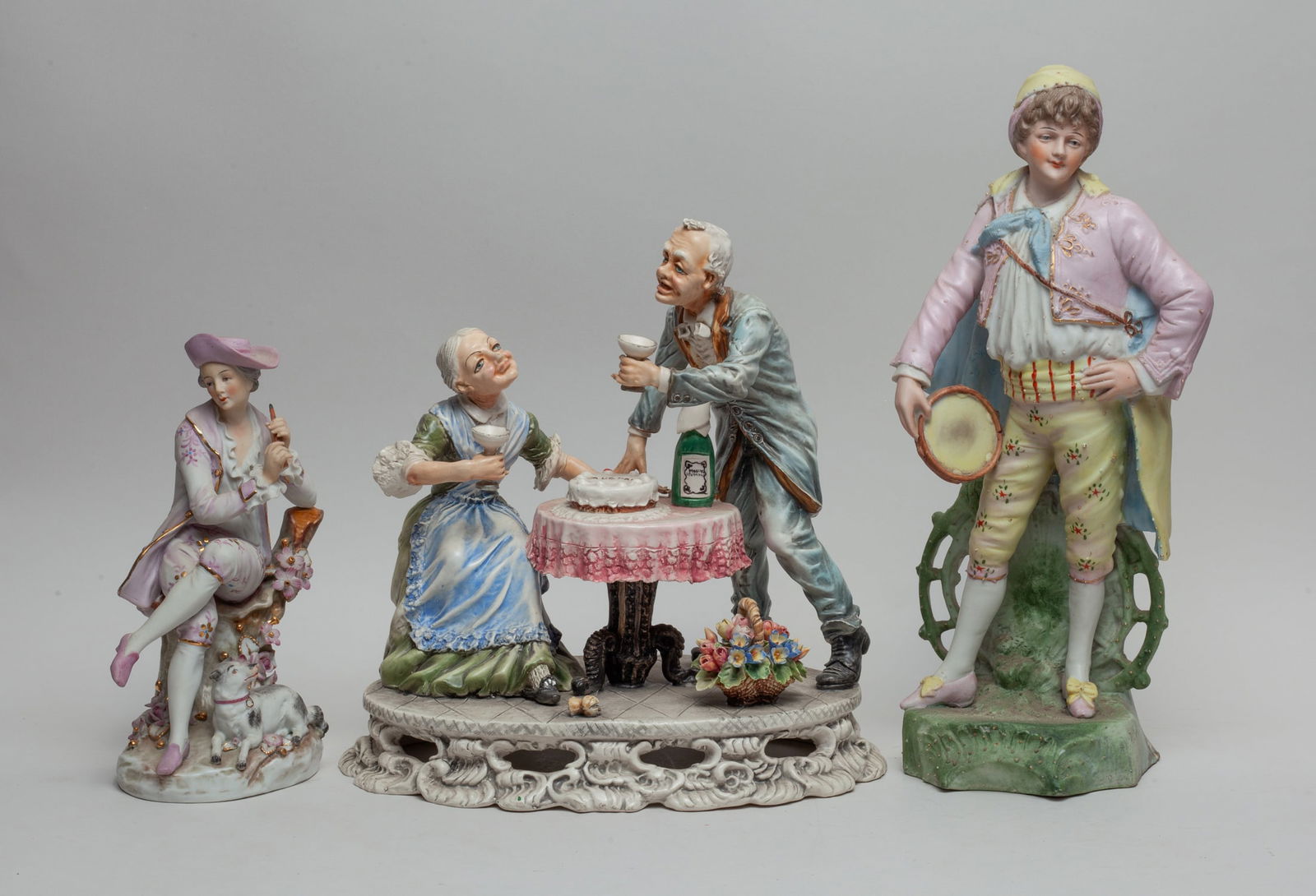 Set Continental Porcelain Figures (1 of 16)