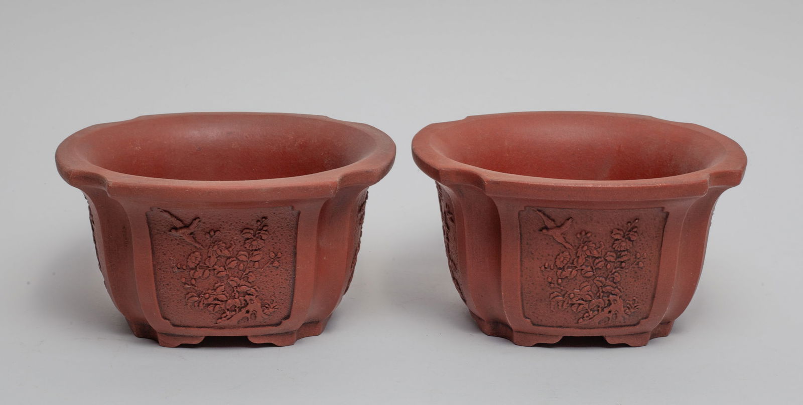 Two Chinese Yixing Zisha / Clay Pot (1 of 9)