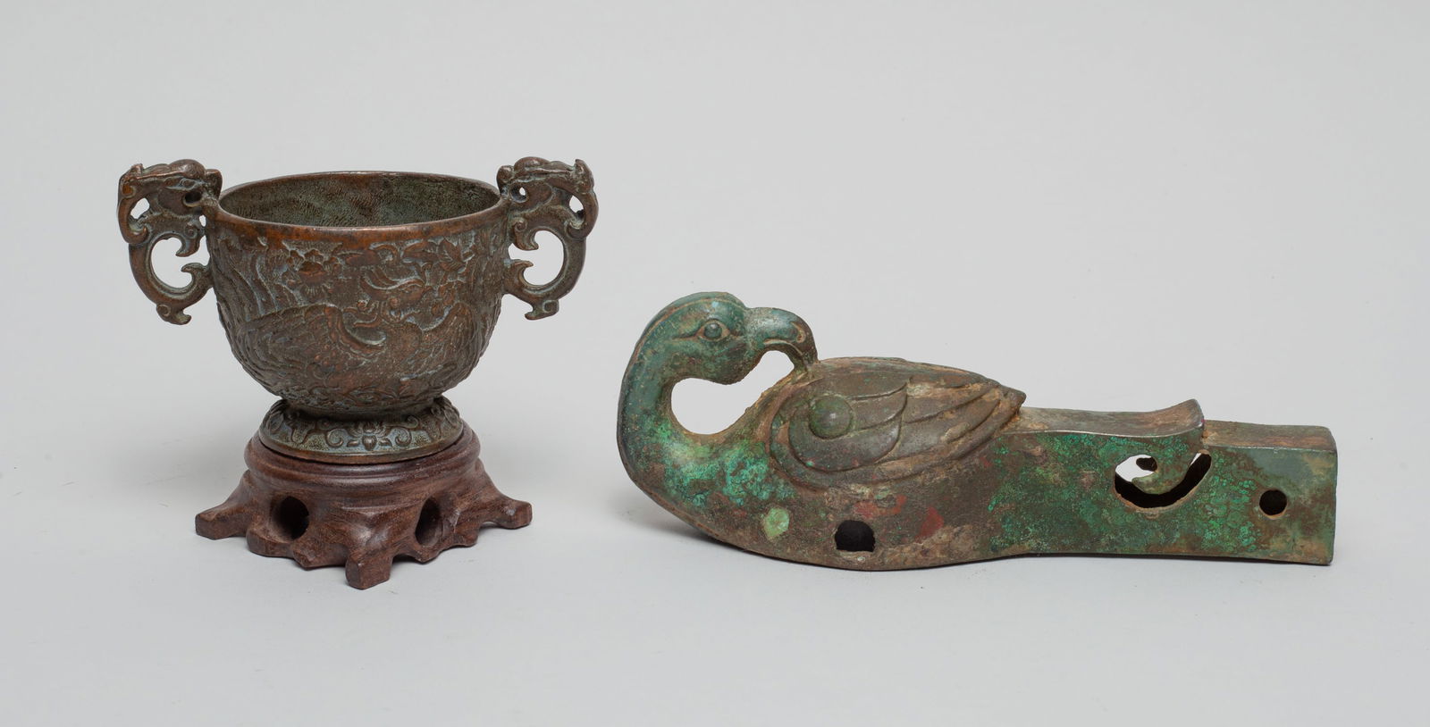 Two Chinese Bronze Pieces (1 of 13)