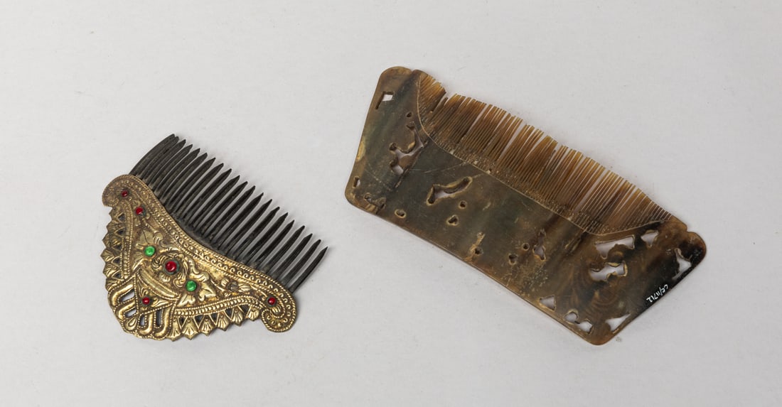 Antique Chinese Tibetan Horn Combs (1 of 10)
