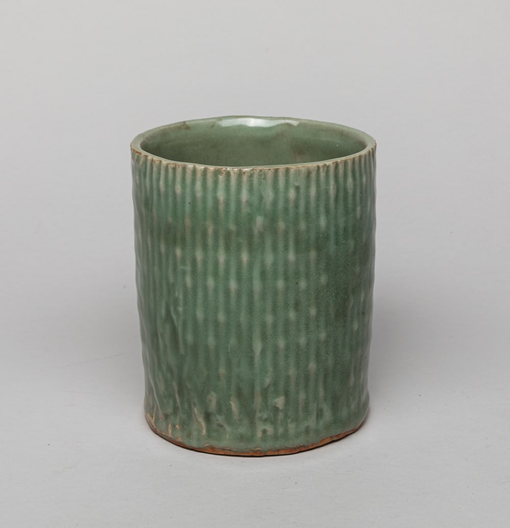 Chinese Longquan Porcelain Bamboo Brush Pot (1 of 10)