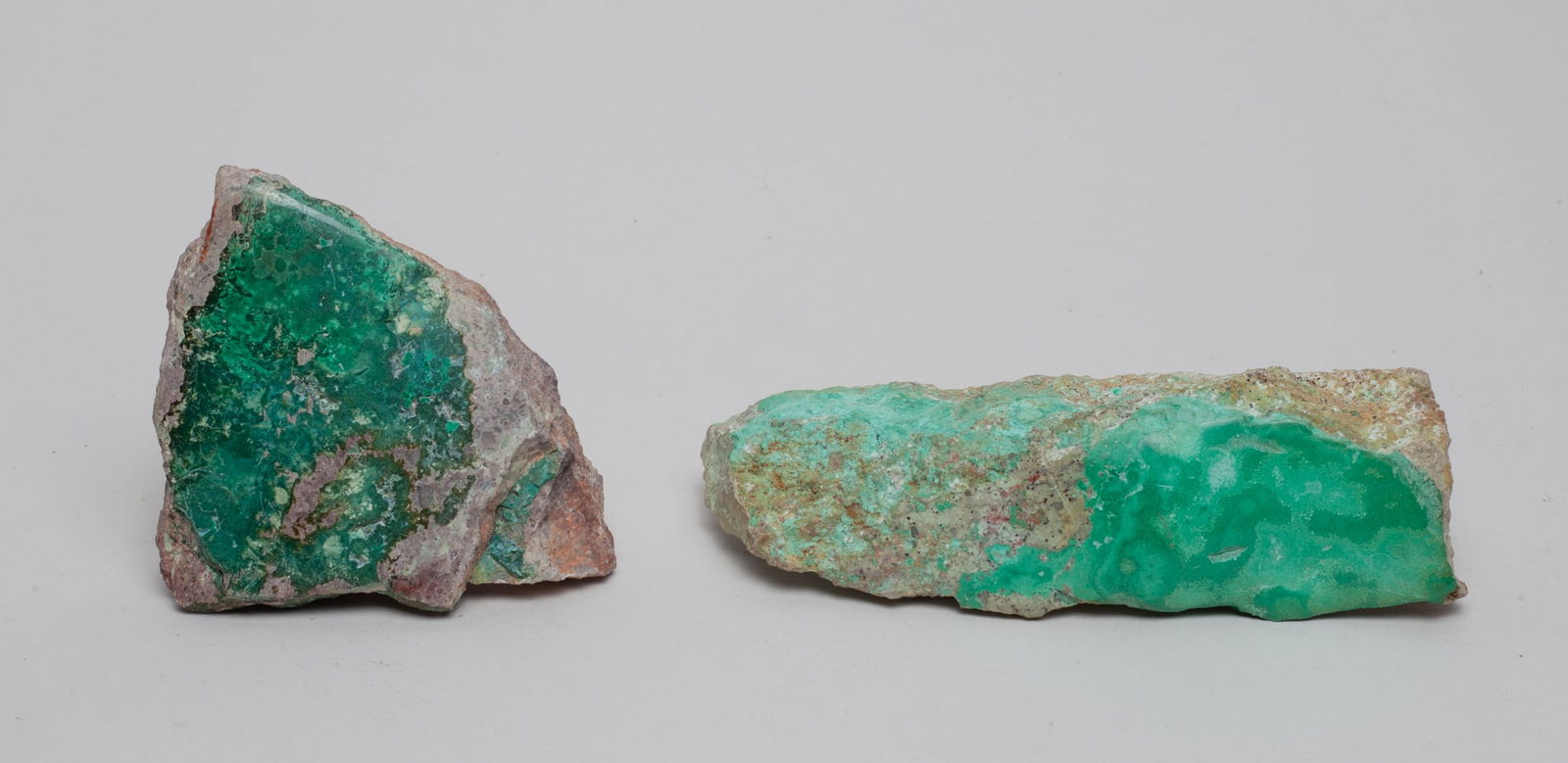 Two Malachite Old Mine Sculptures (1 of 10)
