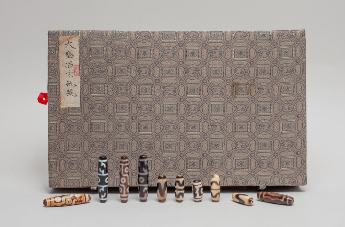 Chinese Sino-Tibetan Dzi Beads Set (1 of 14)