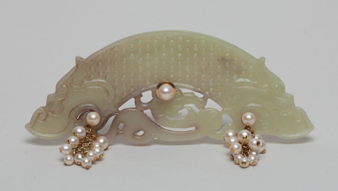 Chinese Export Large Jade Plaque (1 of 14)