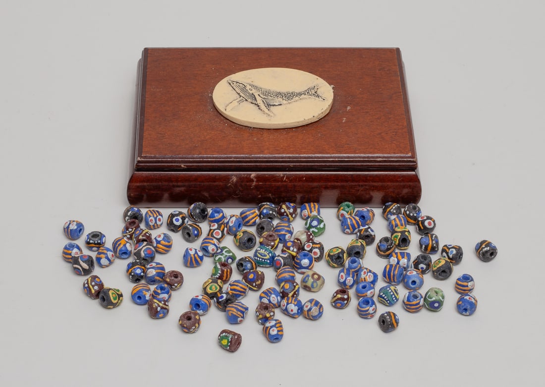 Box of Estate African Trade Beads (1 of 10)