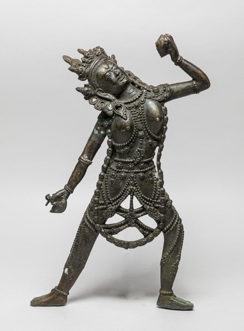 Large Chinese Bronze Buddha (1 of 9)