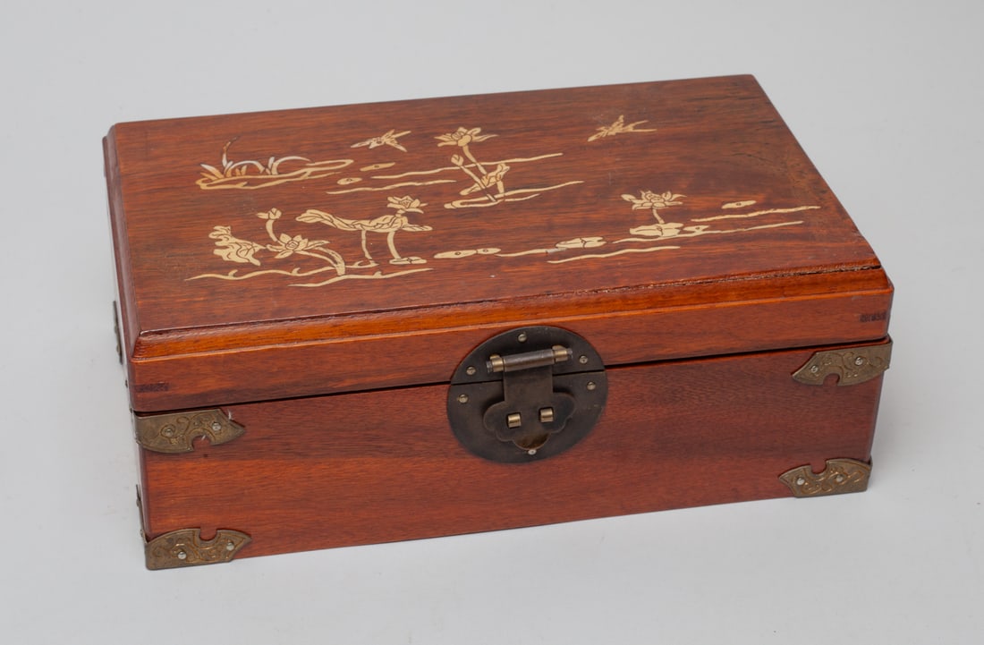 Chinese Export Wood Jewelry Box (1 of 11)