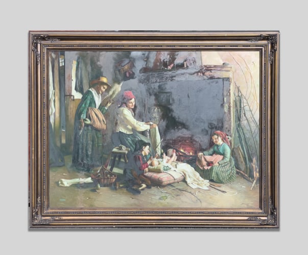 Large Vintage Living Room Wall Hanging (1 of 8)