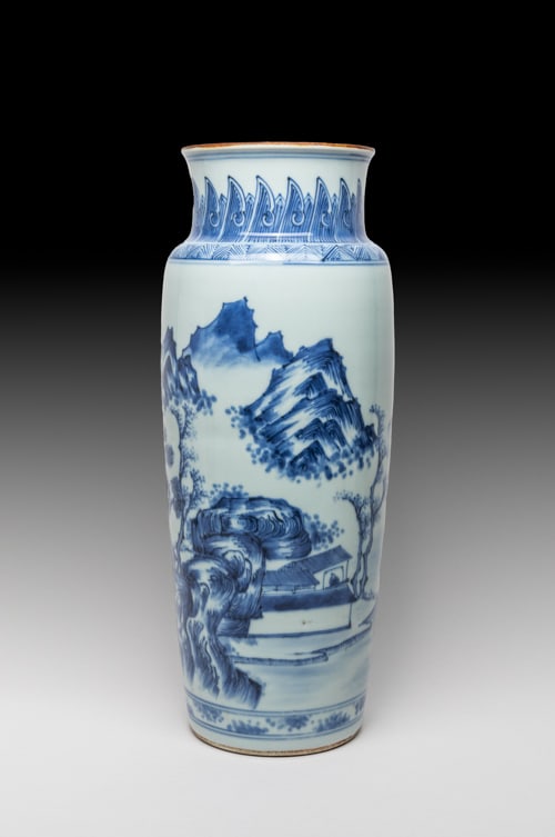Tall Chinese Export Porcelain Vase (1 of 11)
