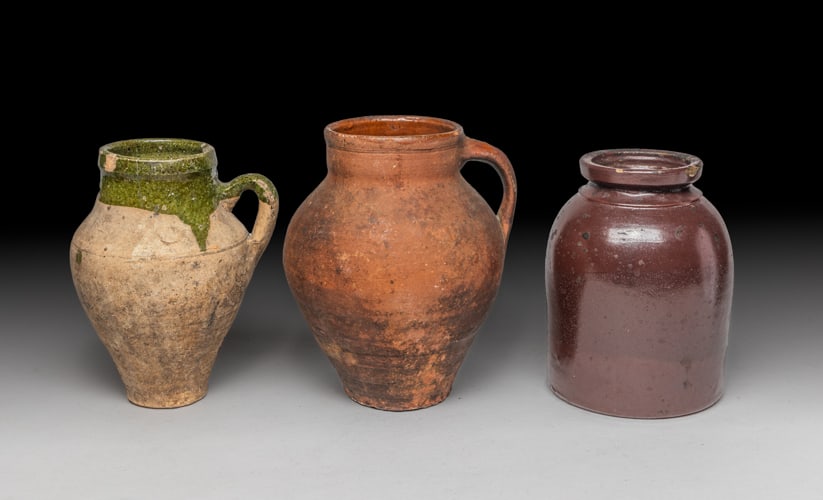 Three Spanish Stoneware Water Pots (1 of 11)