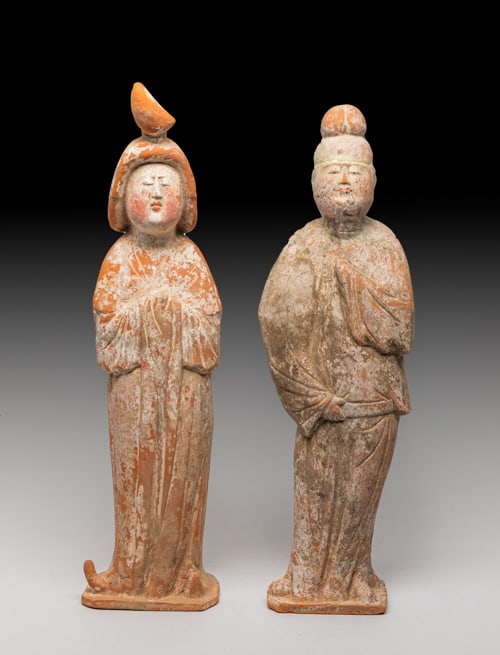 Two Chinese Tang Pottery Figures (1 of 11)