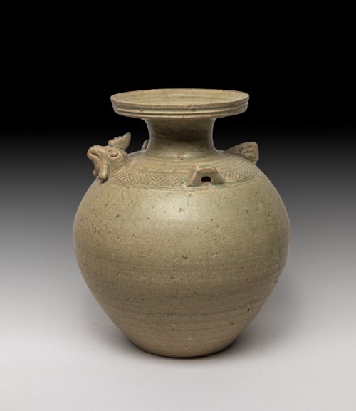 Collectible Chinese Yue Ware Porcelain Pot/ Vase (1 of 11)