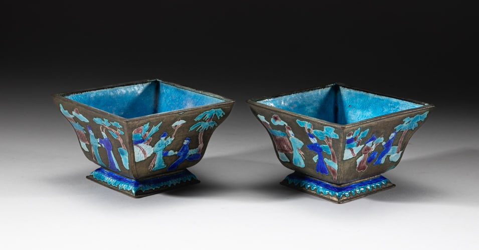 Two Chinese Enameled Pots (1 of 9)