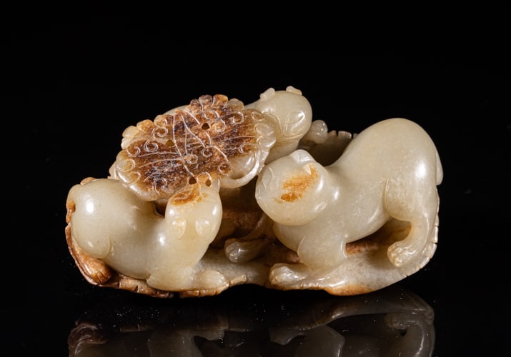 Large Chinese Russet Jade Pendant (1 of 13)