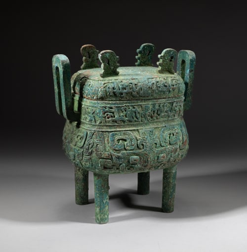 Chinese Bronze Covered Censer (1 of 10)