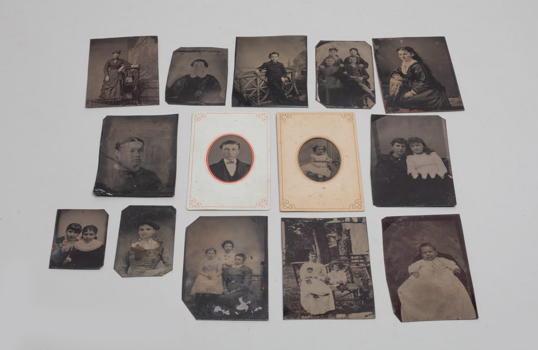 Estate Antique Tin Type Photos (1 of 9)