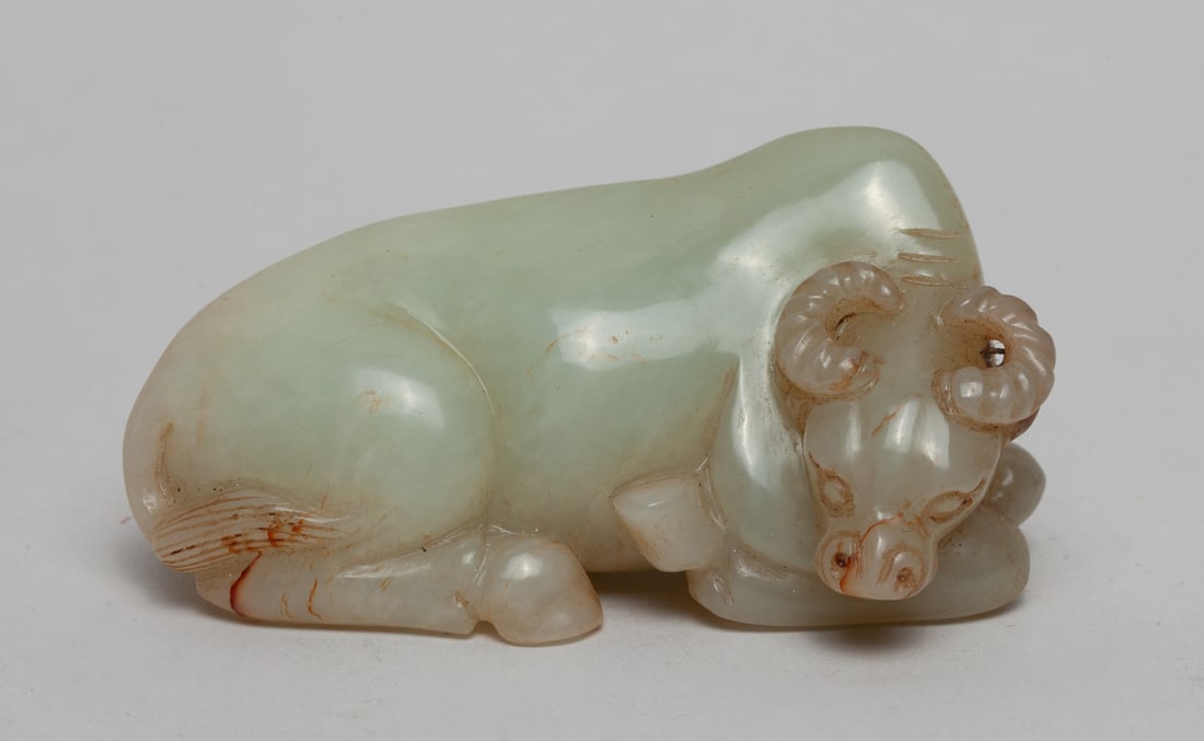 Rare Chinese White Jade Toggle (1 of 9)