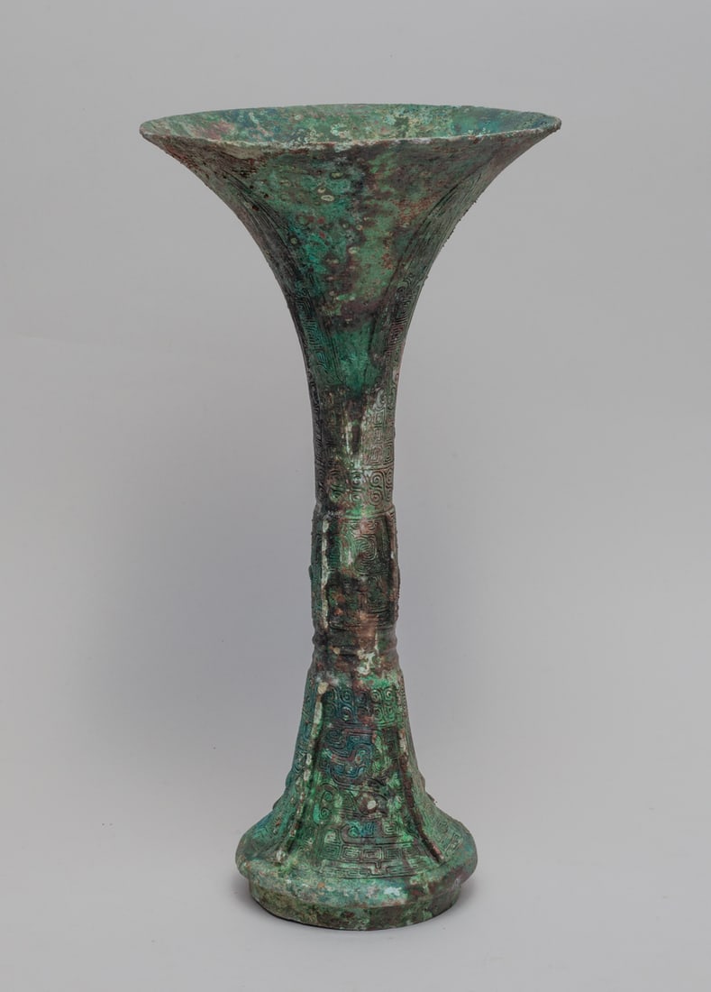 Chinese Bronze Tall Vase (1 of 13)