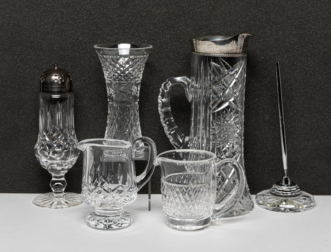 Set Vintage Waterford Crystal Glass Pieces (1 of 12)