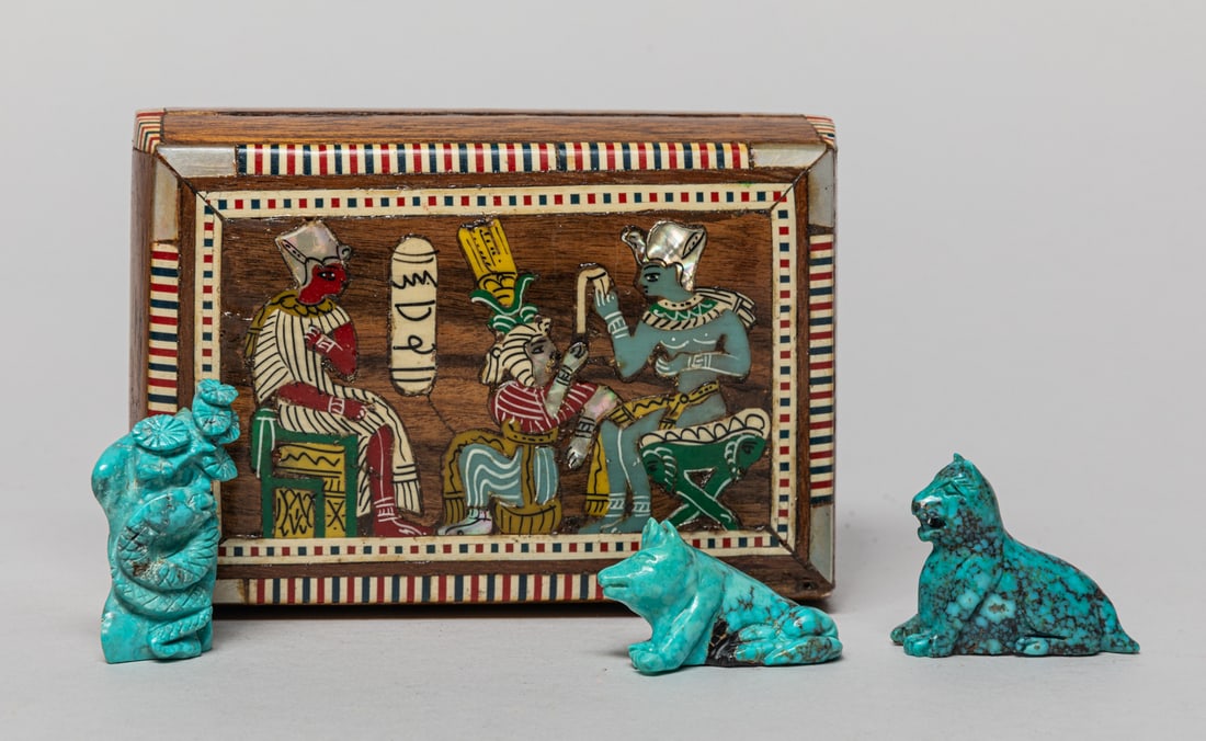 American Indian Turquoise Like Toggles (1 of 11)