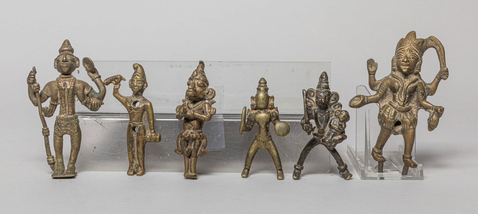Collectible Set Indian Bronze Buddha (1 of 8)